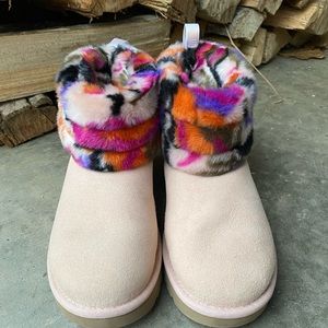 NEW UGG | Mini Fluff Quilted Boot in Motlee | Size 8